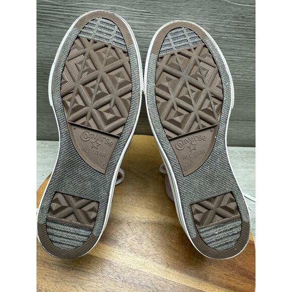 CONVERSE CHUCK TAYLOR ALL STAR HI PLATFORM SNEAKER PALE AMETHYST Size 6 - Picture 6 of 8